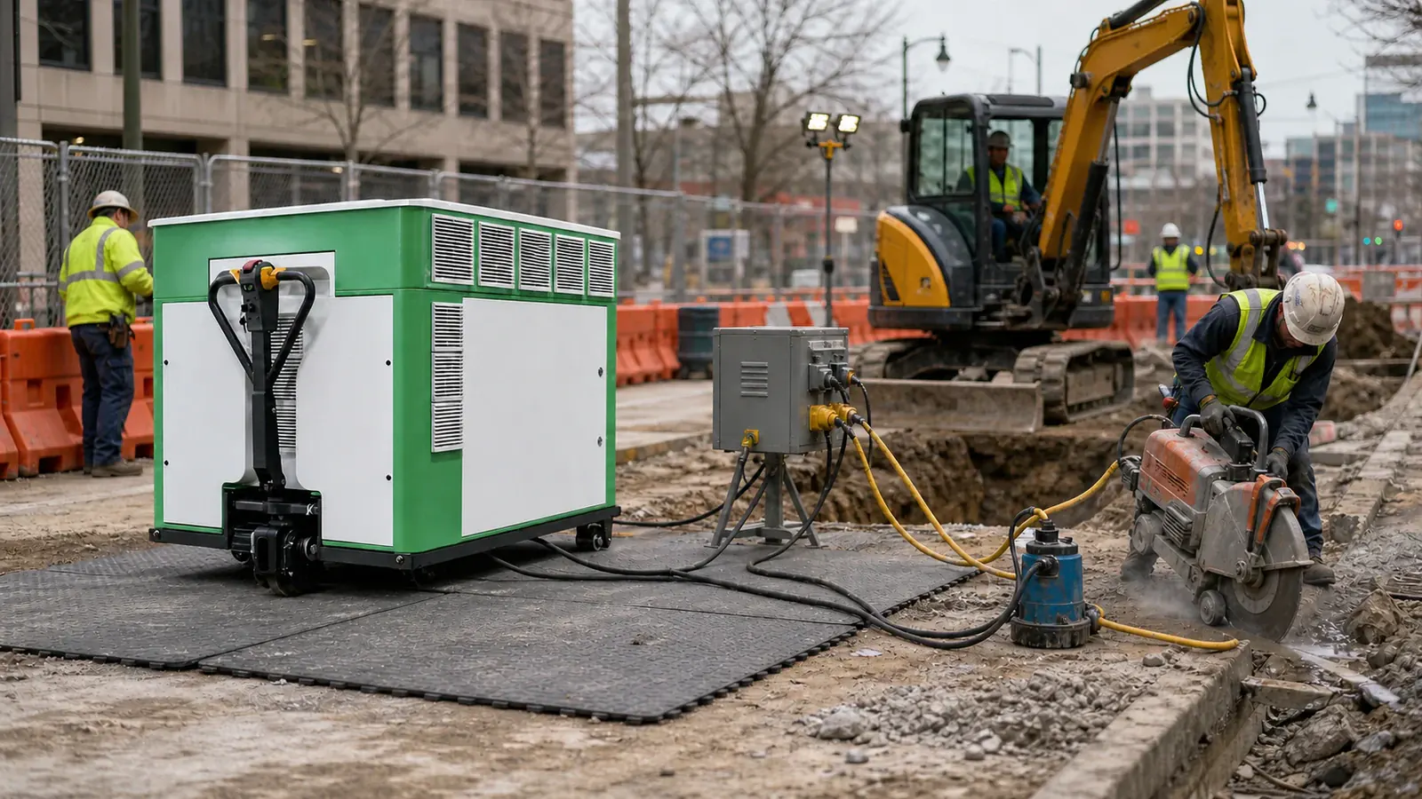 Construction & Temporary Power equipment deployment