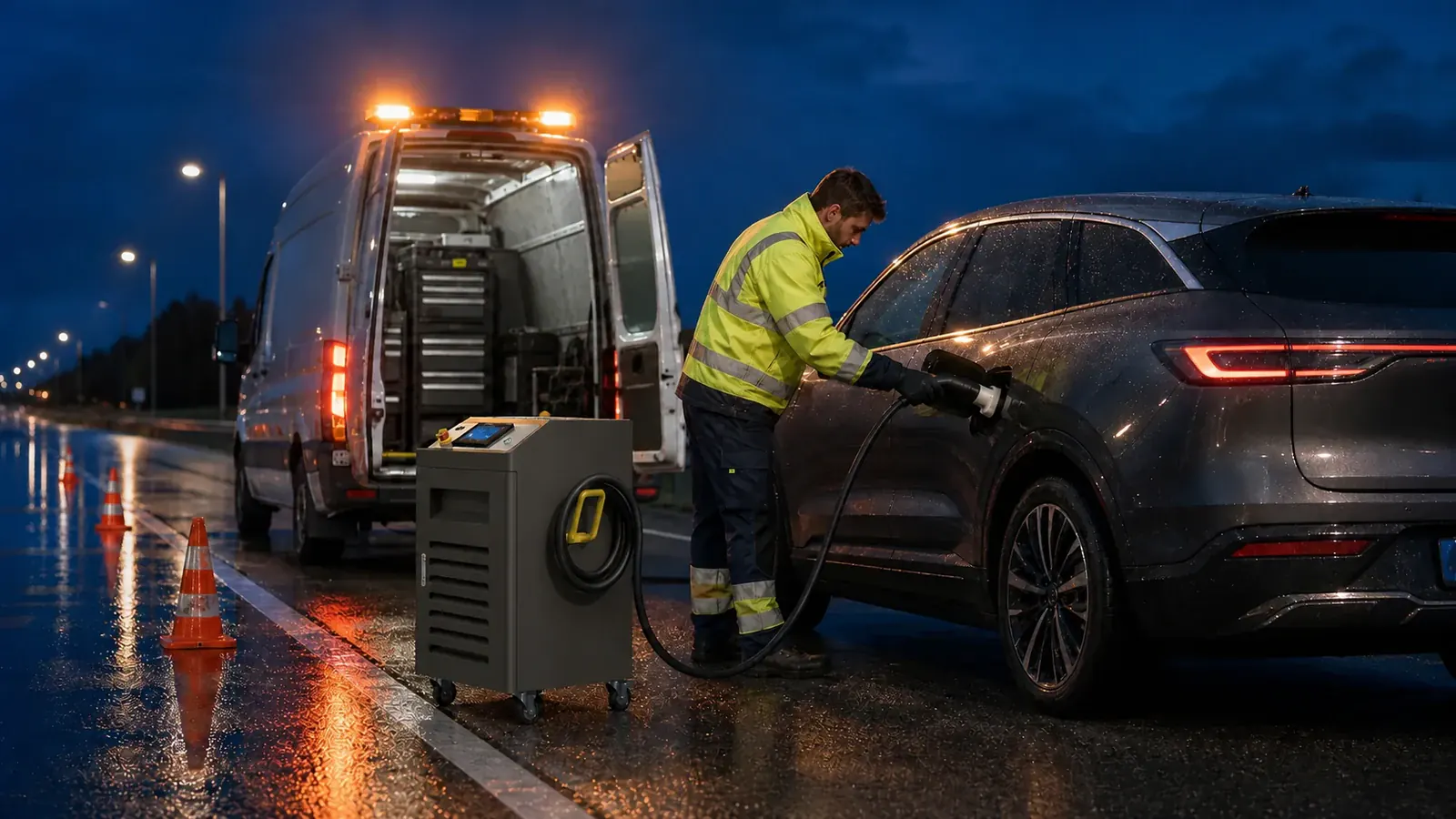 Roadside & Emergency Power equipment deployment